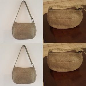 Vintage Talbots woven leather purse.